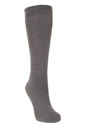 Womens Thermal Long Socks  Grey