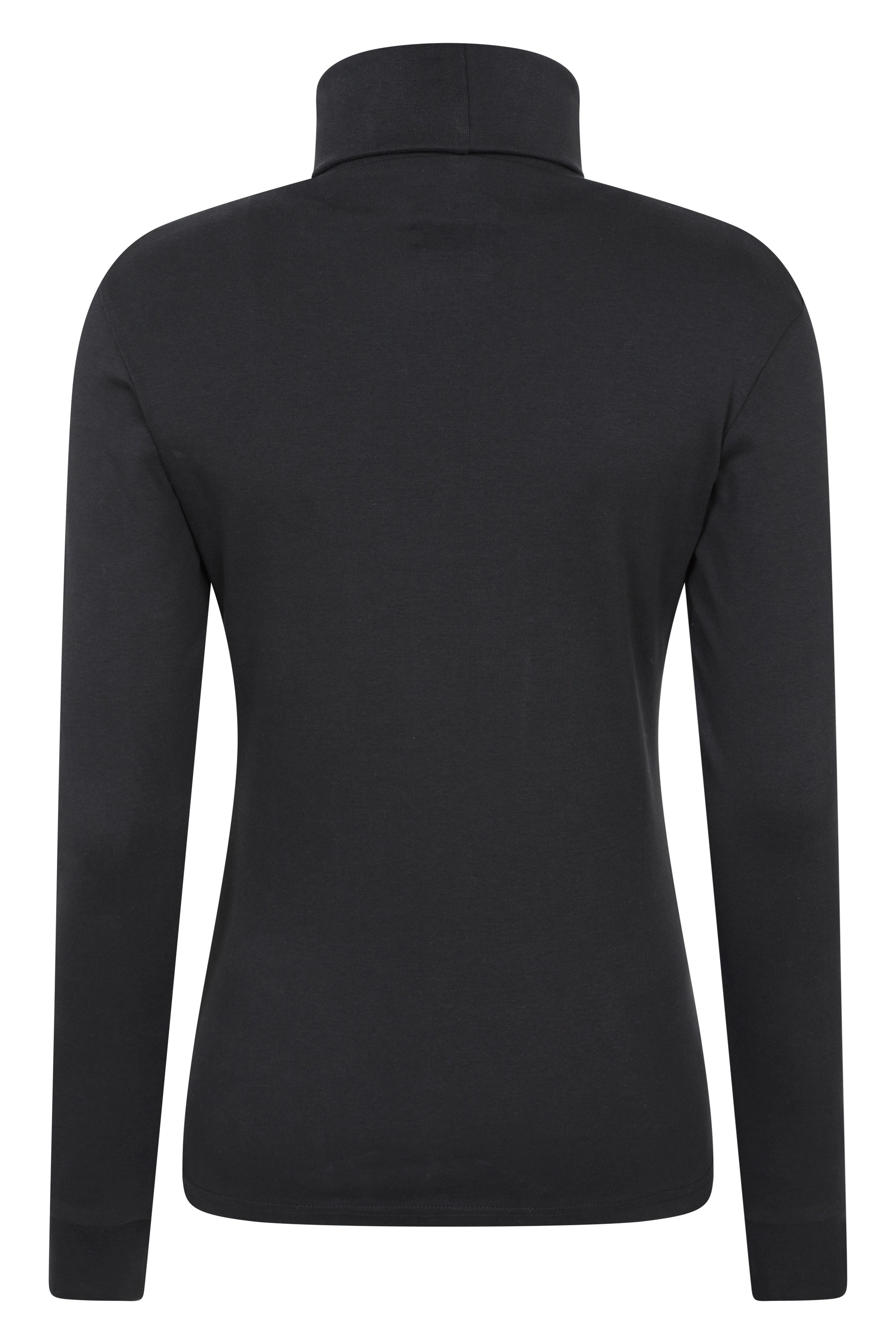 Meribel Womens Cotton Roll Neck Top