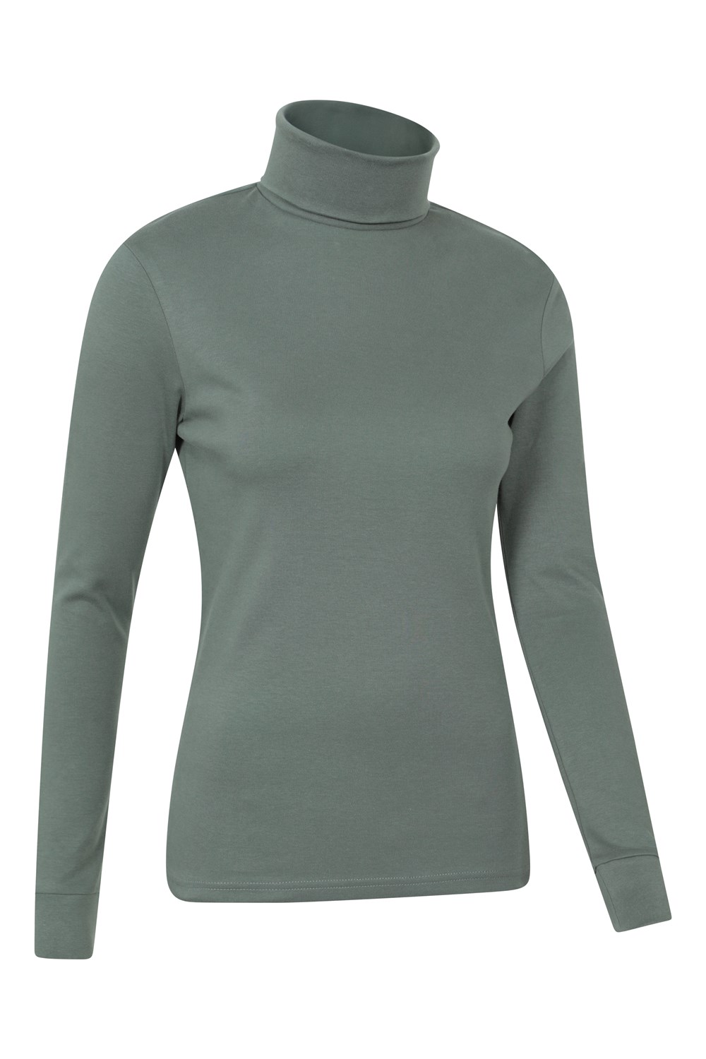 Mountain Warehouse Womens Meribel Roll Neck Top Ladies Cotton Breathable Sweater - Picture 18 of 88