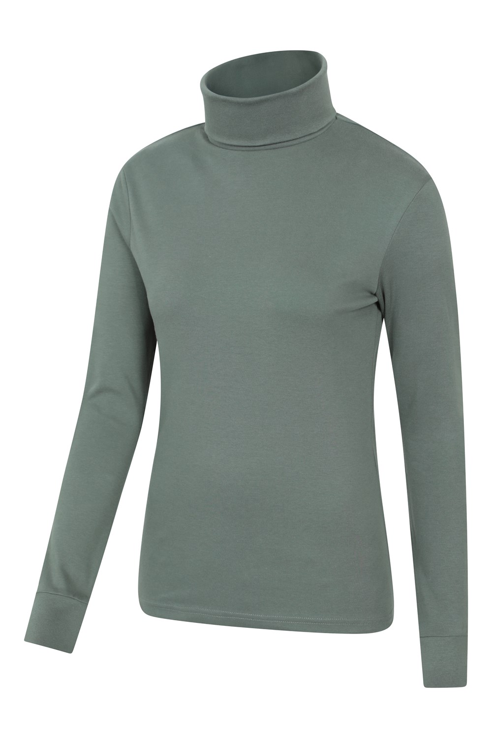 Mountain Warehouse Womens Meribel Roll Neck Top Ladies Cotton Breathable Sweater - Picture 20 of 88