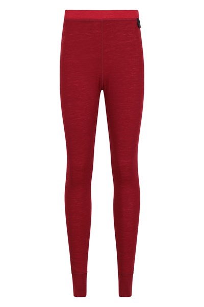 Merino Womens Pants - Red