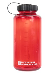 Bouteille en plastique sans bisphénol A - 1 litre Rouge Vif