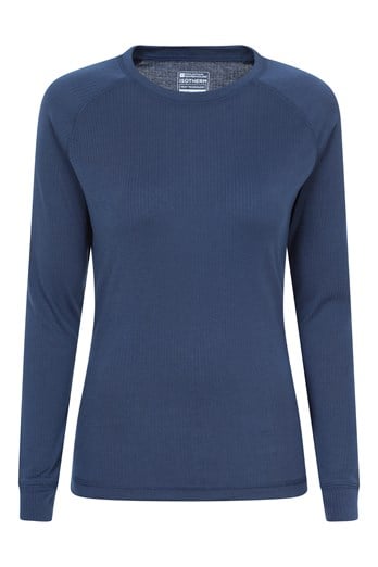 Thermal Womens Base Layer Top Navy