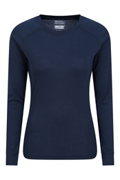 Talus Womens Long Sleeved Top Navy