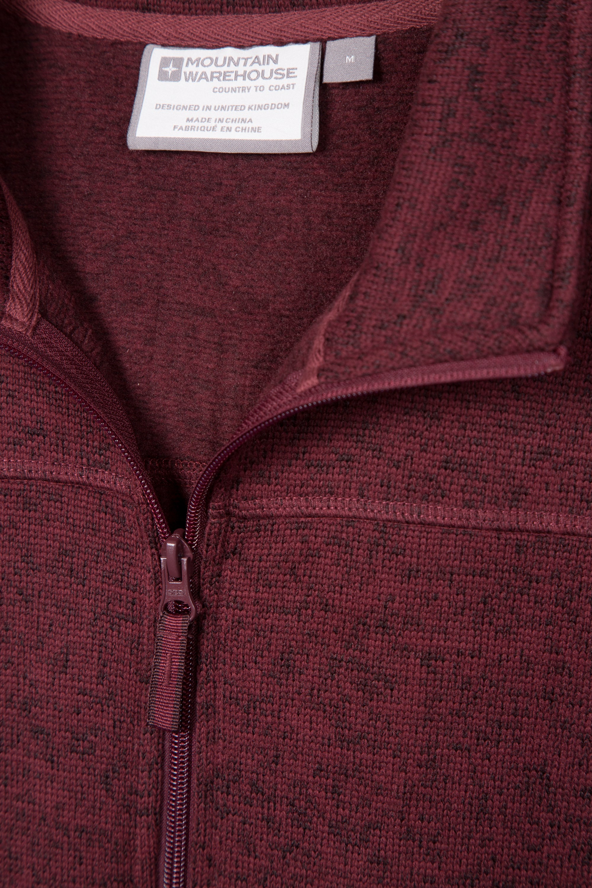 Mountain Warehouse Snowdon Full Zip Fleece Antipill /& Breathable