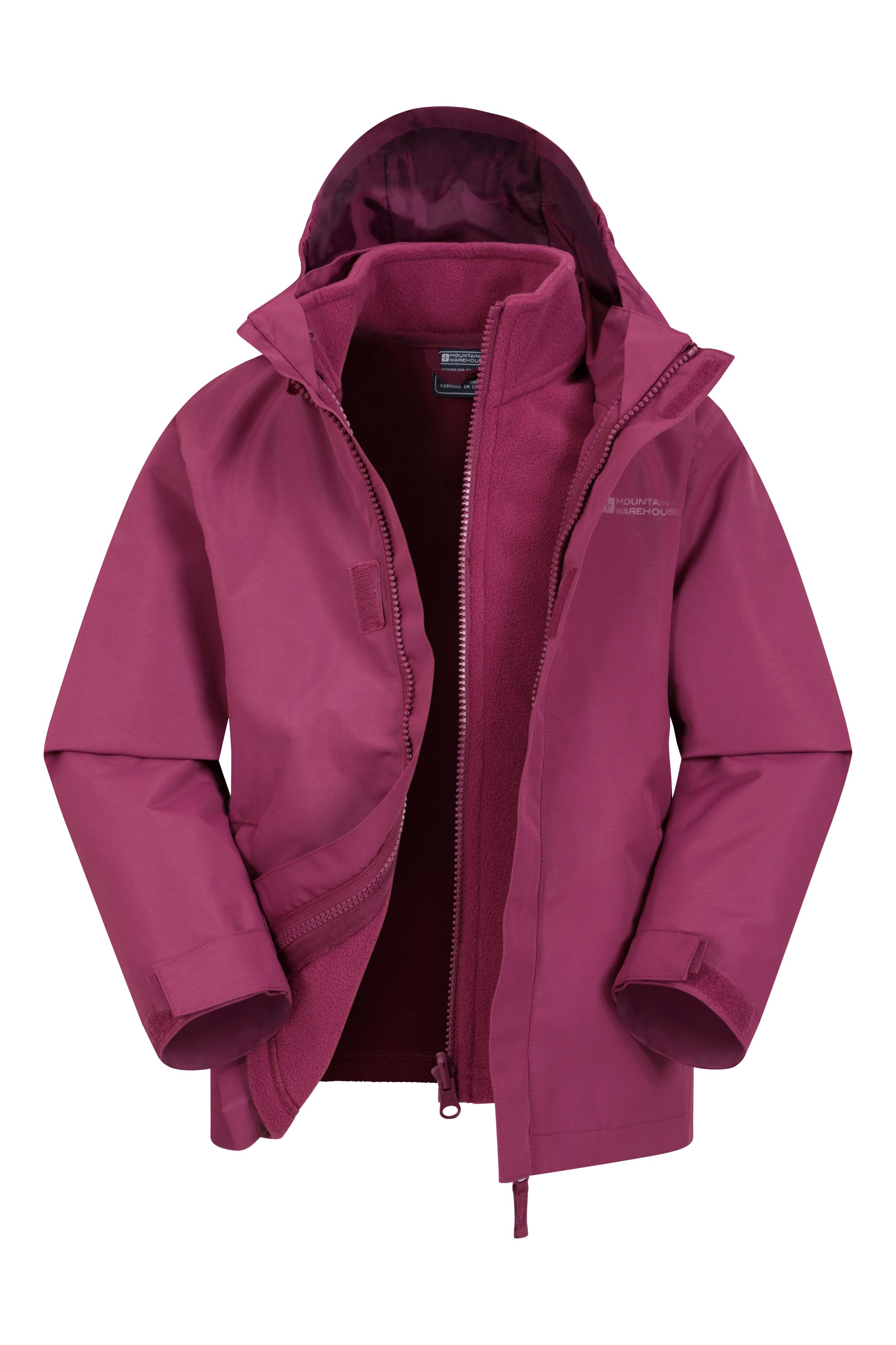 Kids' 3-In-1 Jacket - All in Motion Purple XL