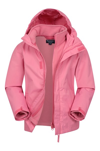 Fell Water-resistant Kids 3 in 1 Jacket - Light Pink