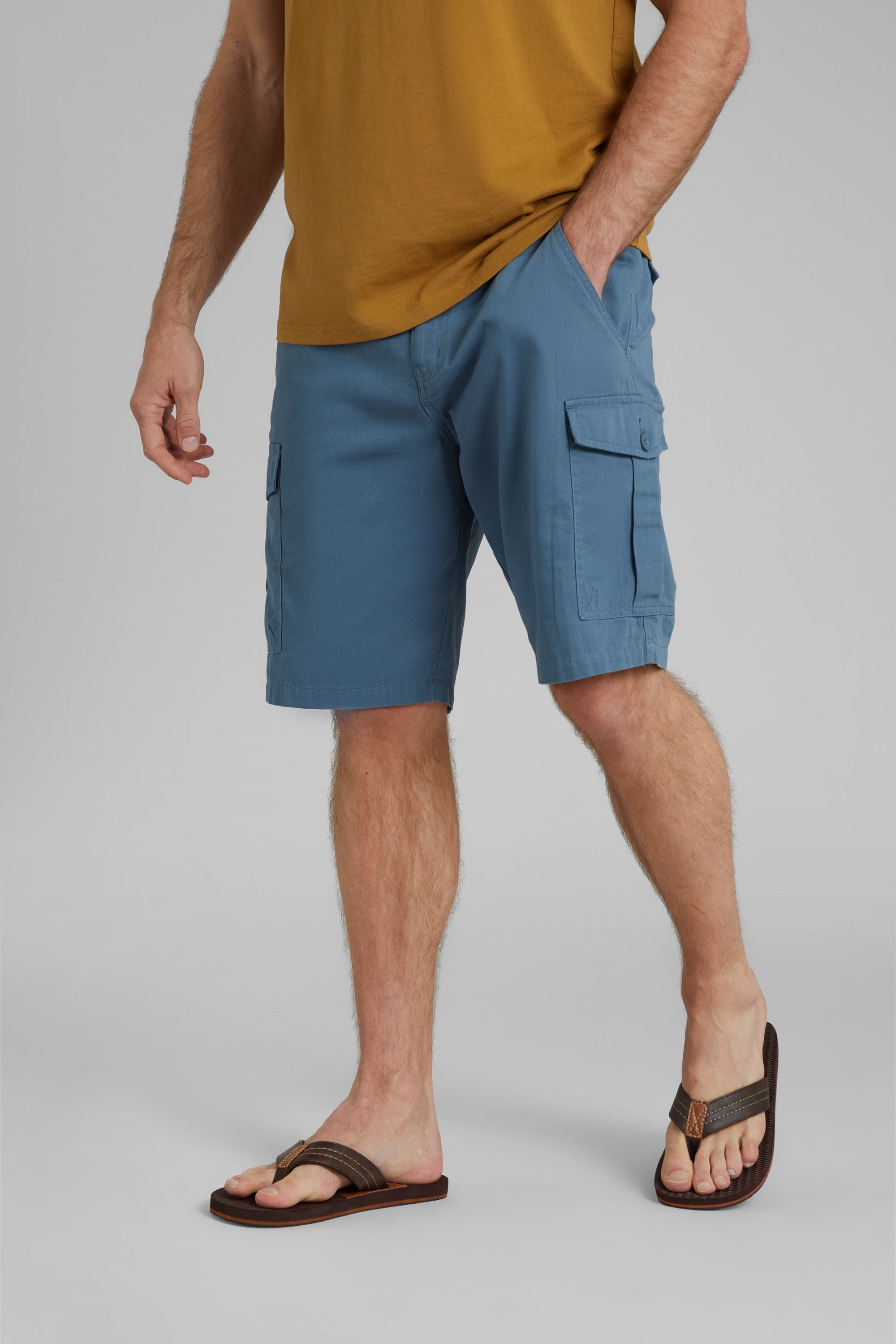 Lakeside Mens Cargo Shorts - Blue