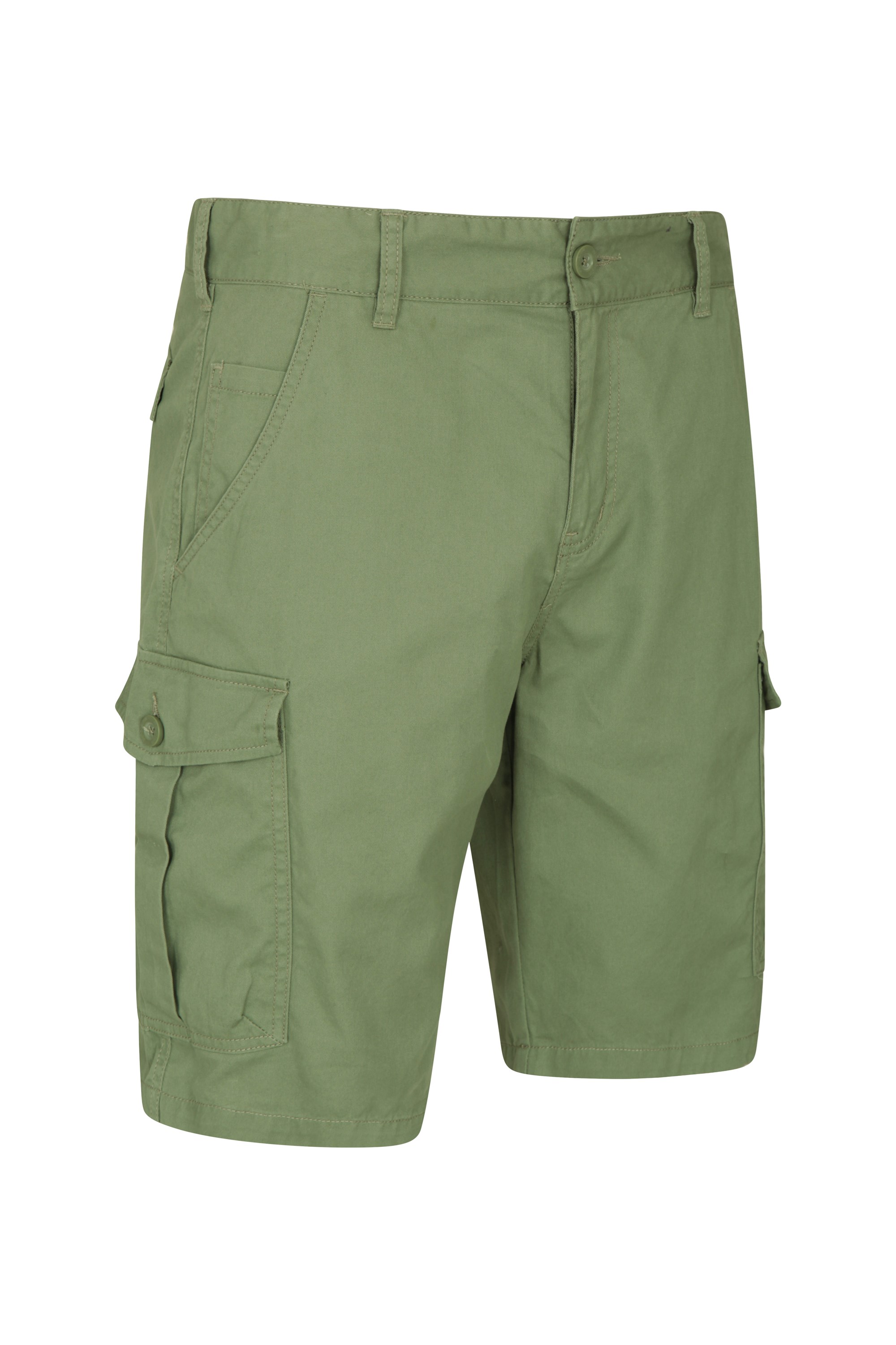 Mountain Warehouse MOUNTAIN WAREHOUSE Mens Cargo Shorts W39 XL Green Cotton Classic ON38 