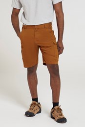 Lakeside Mens Cargo Shorts Tan