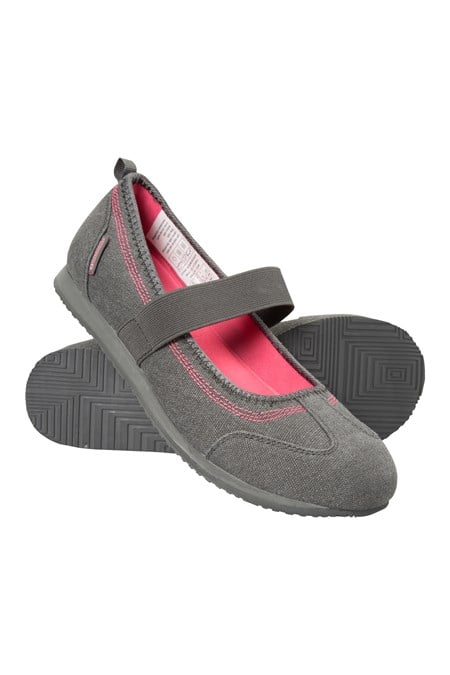 black canvas mary jane shoes