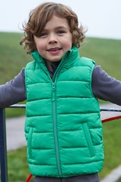 Rocko Kids Padded Gilet Green