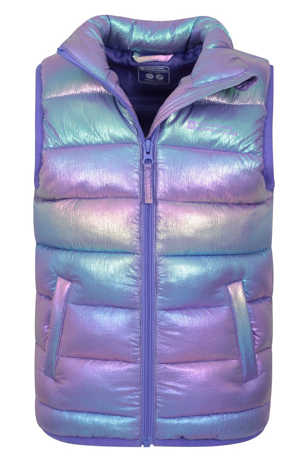 Mountain Warehouse Kids Rocko Padded Gilet Body Warmer Vest Coat Insulated - Picture 34 of 42