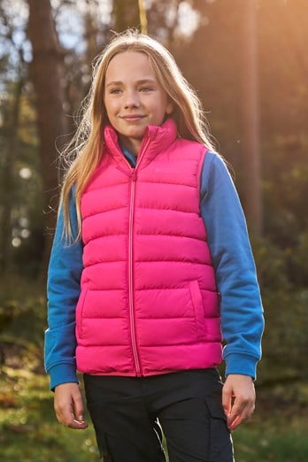 Rocko Kids Padded Gilet Pink