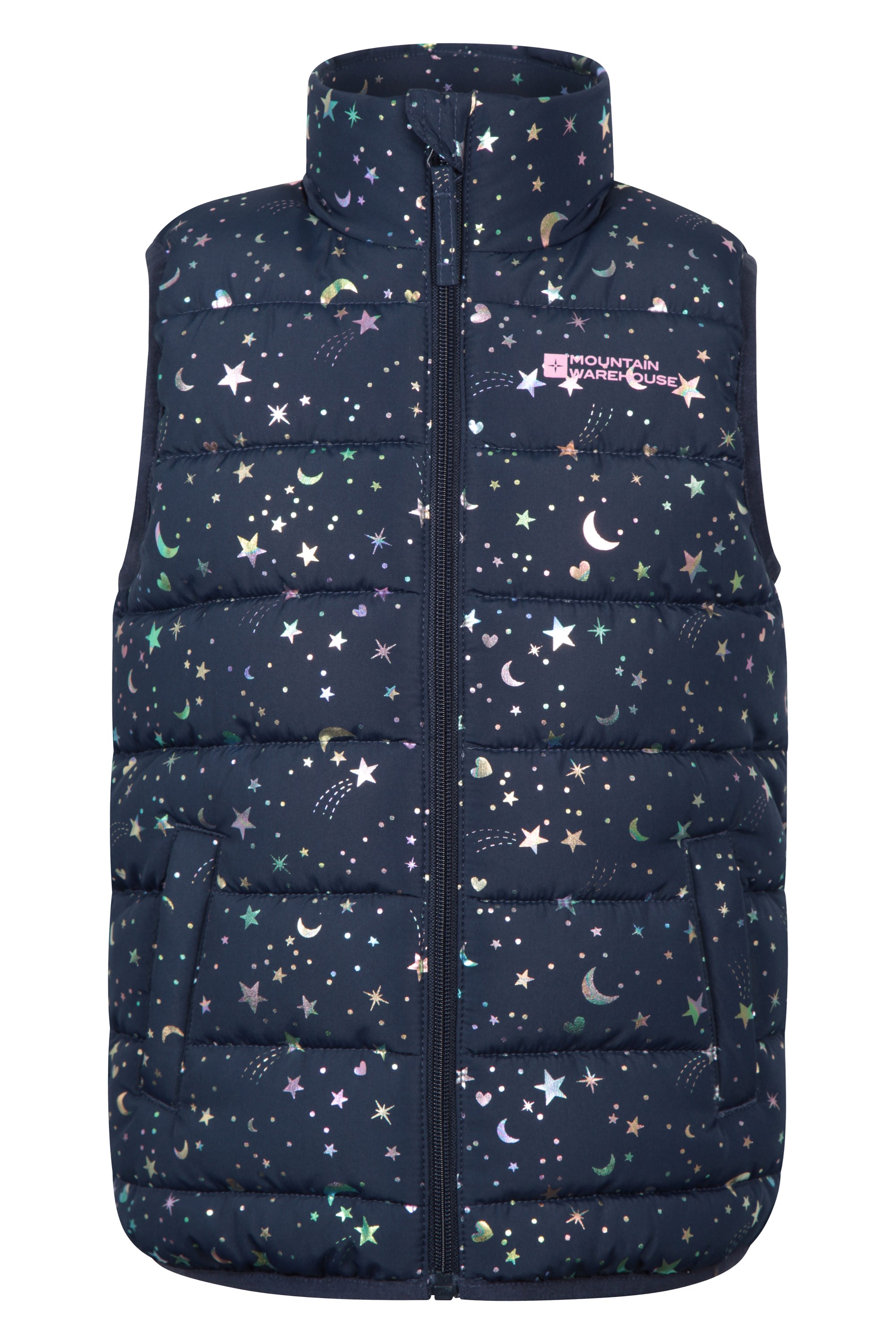 Playshoes Girls Uni Quilted Vest Gilet 