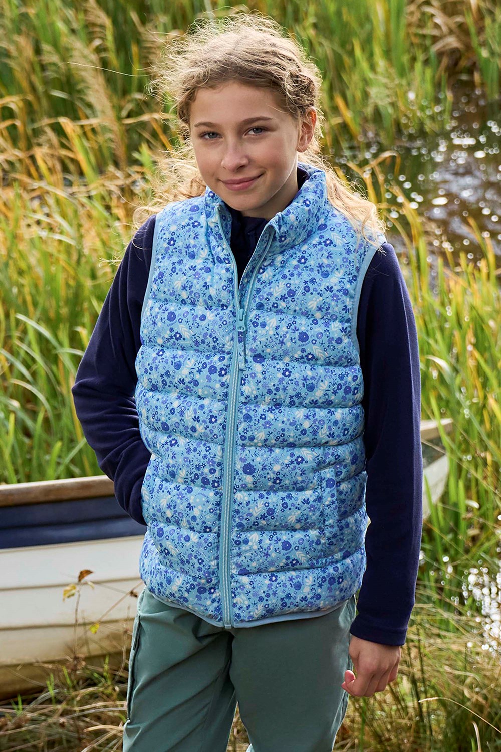 Mountain Warehouse Kids Rocko Padded Gilet Water Resistant Insulated Boys Girls