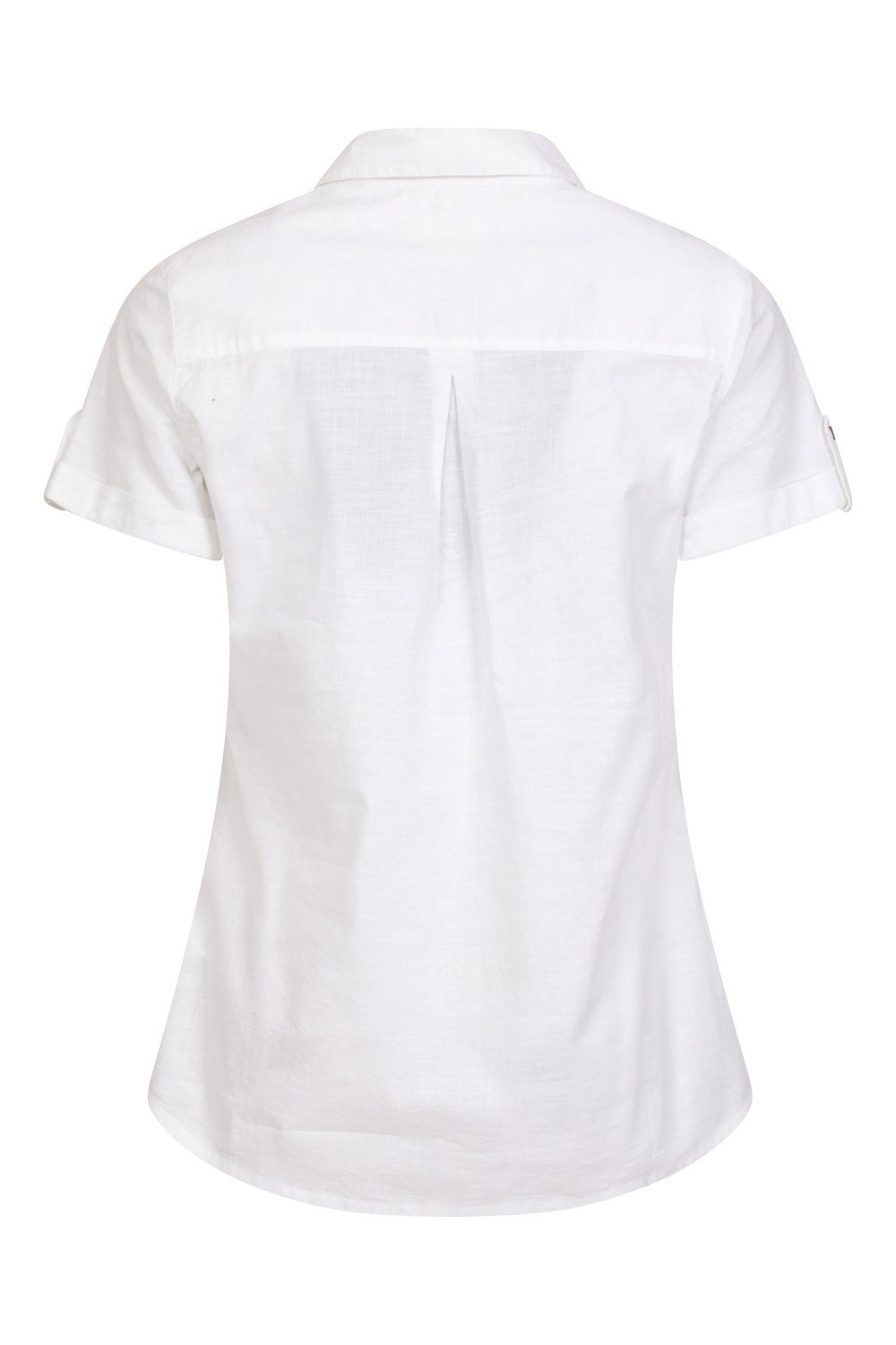 Mountain Warehouse Coconut Ladies Shirt 100% Cotton Short Sleeve Zipped Pocket - Picture 62 of 66