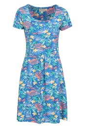 Orchid Patterned Womens UV Dress
