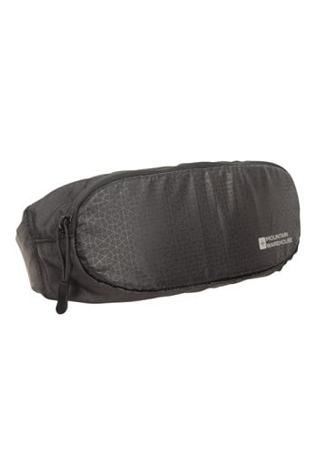 Padded Sports Bum Bag  Black