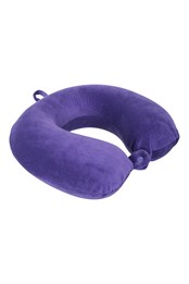 Memory Foam Travel Pillow  Purple