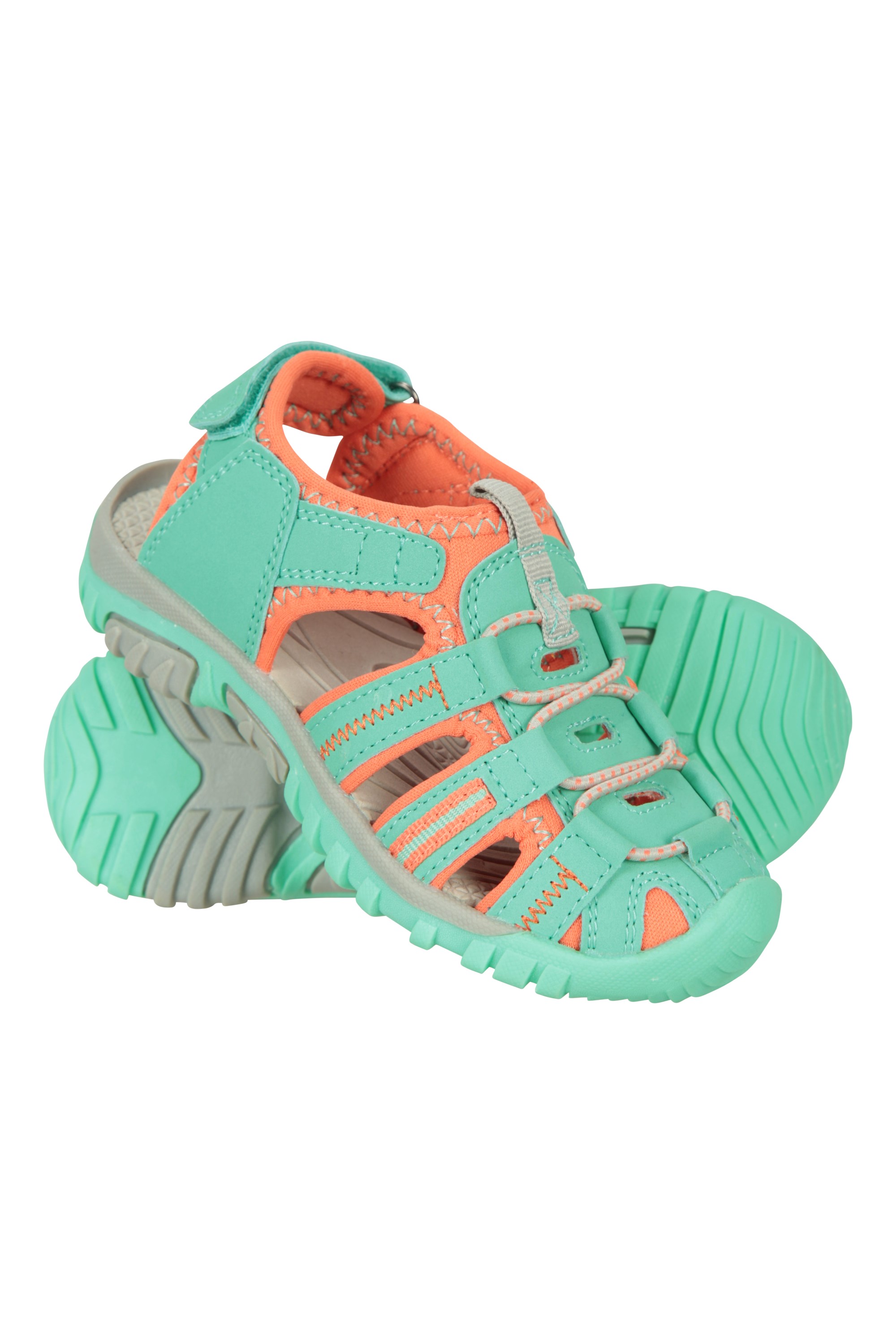 Neoprene Shoes Sandals Mountain Warehouse Bay Kids Shandals Footwear for Walking Travelling Midsole Adjustable Summer Shoes Comfortable Childrens Beach Shoes 