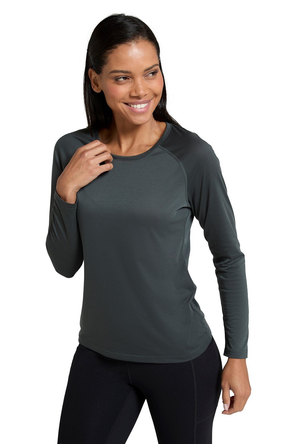 Mountain Warehouse Womens Dynamic Top Ladies Quick Drying High Wicking Gym Tee - Picture 73 of 95