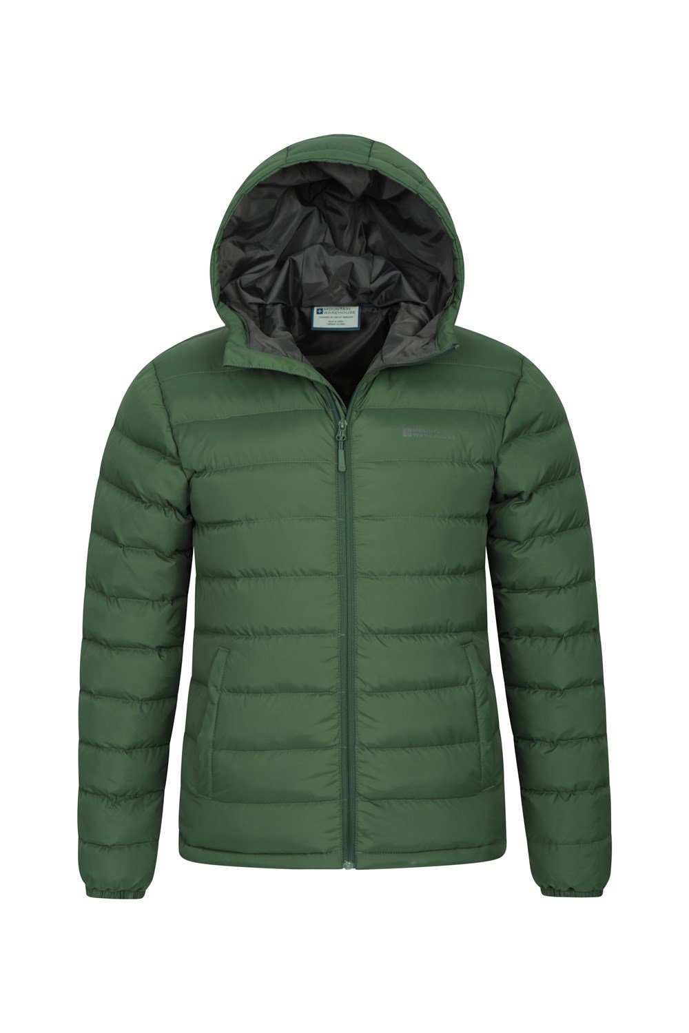miniature 24 - Mountain Warehouse Mens Seasons Padded Jacket Puffer Water Resistant Winter Coat
