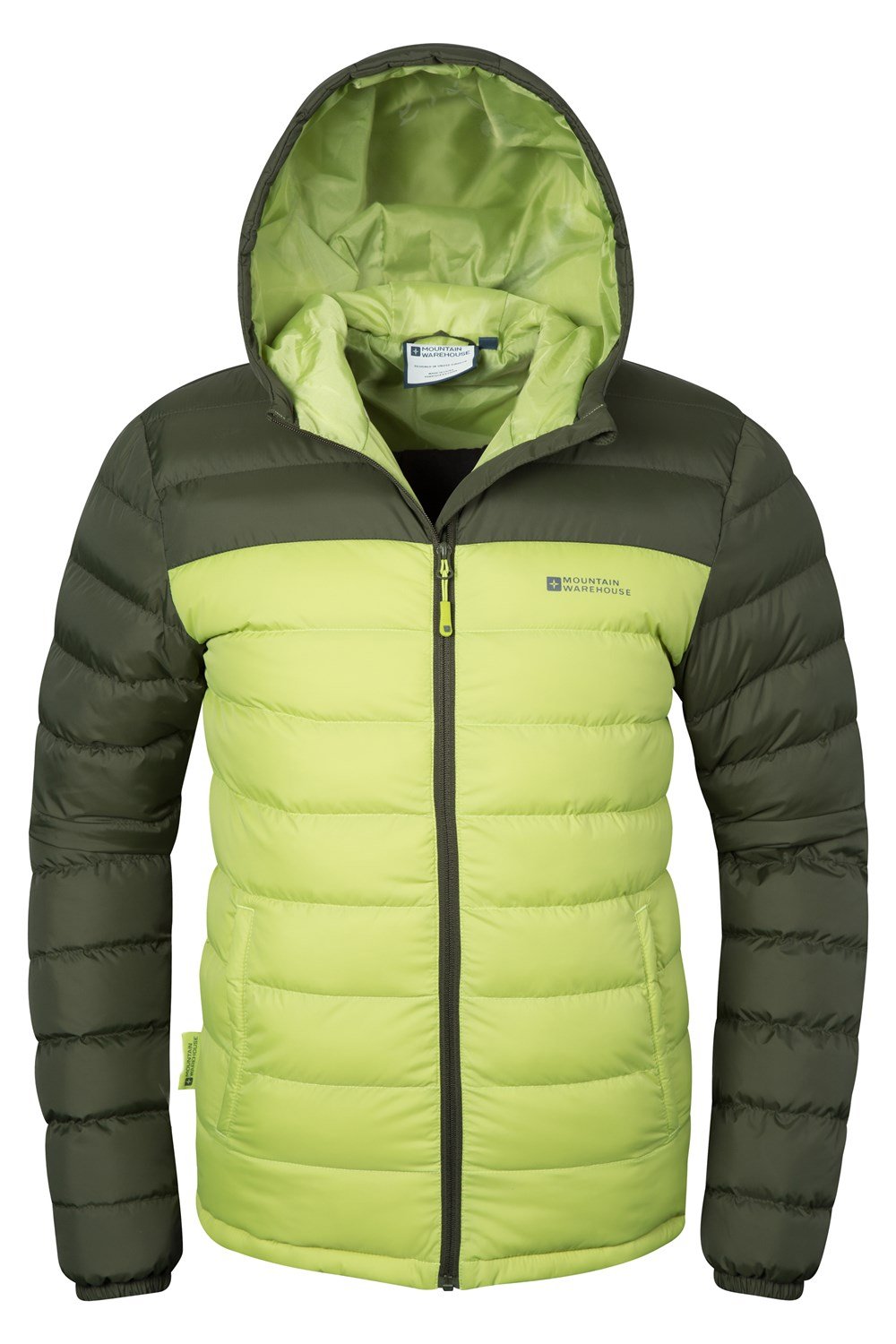 Mountain Warehouse Mens Seasons Padded Jacket Puffer Water Resistant ...