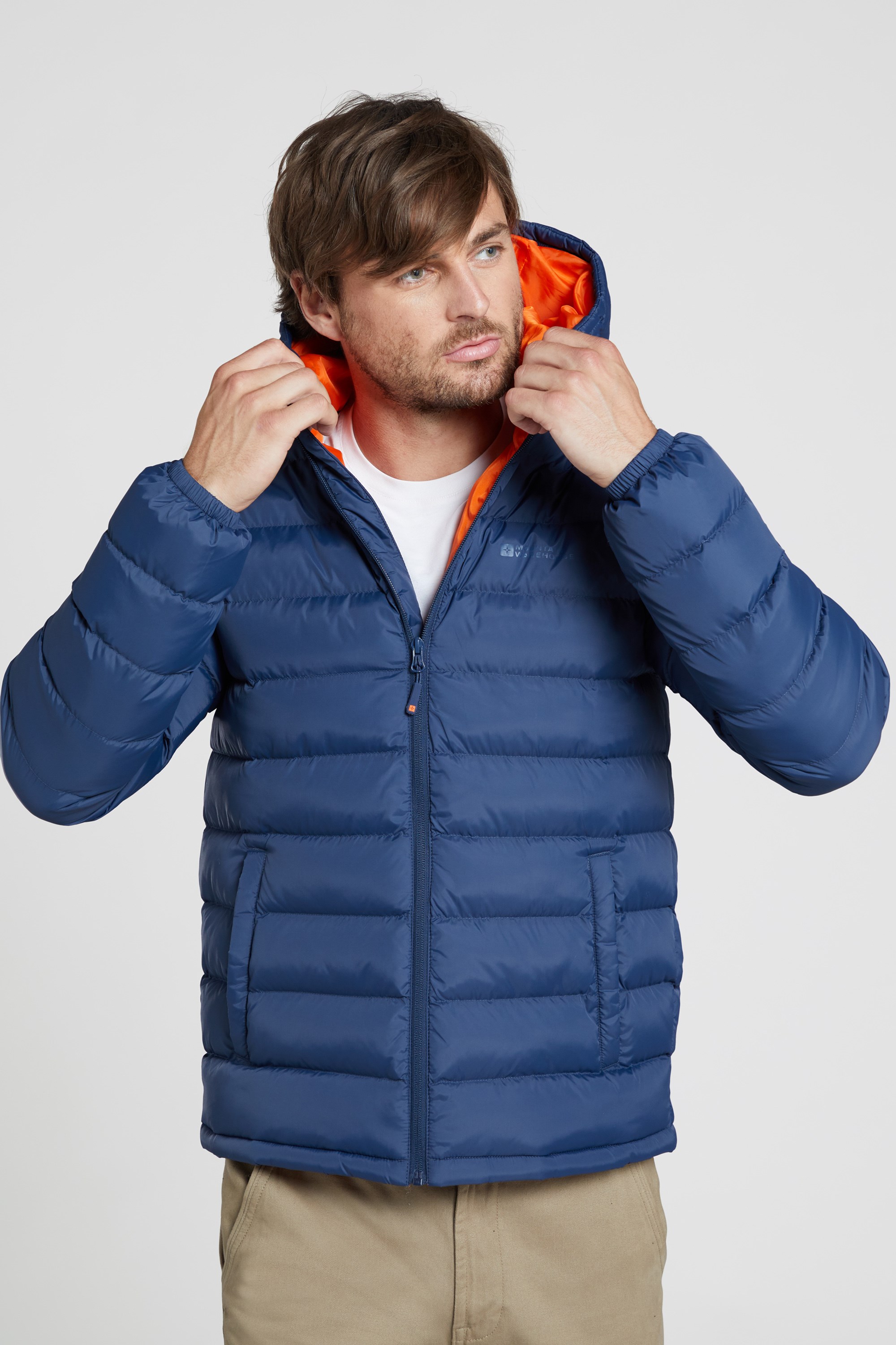 Mountain Warehouse Mens Seasons Padded Jacket Puffer Water Resistant Winter  Coat