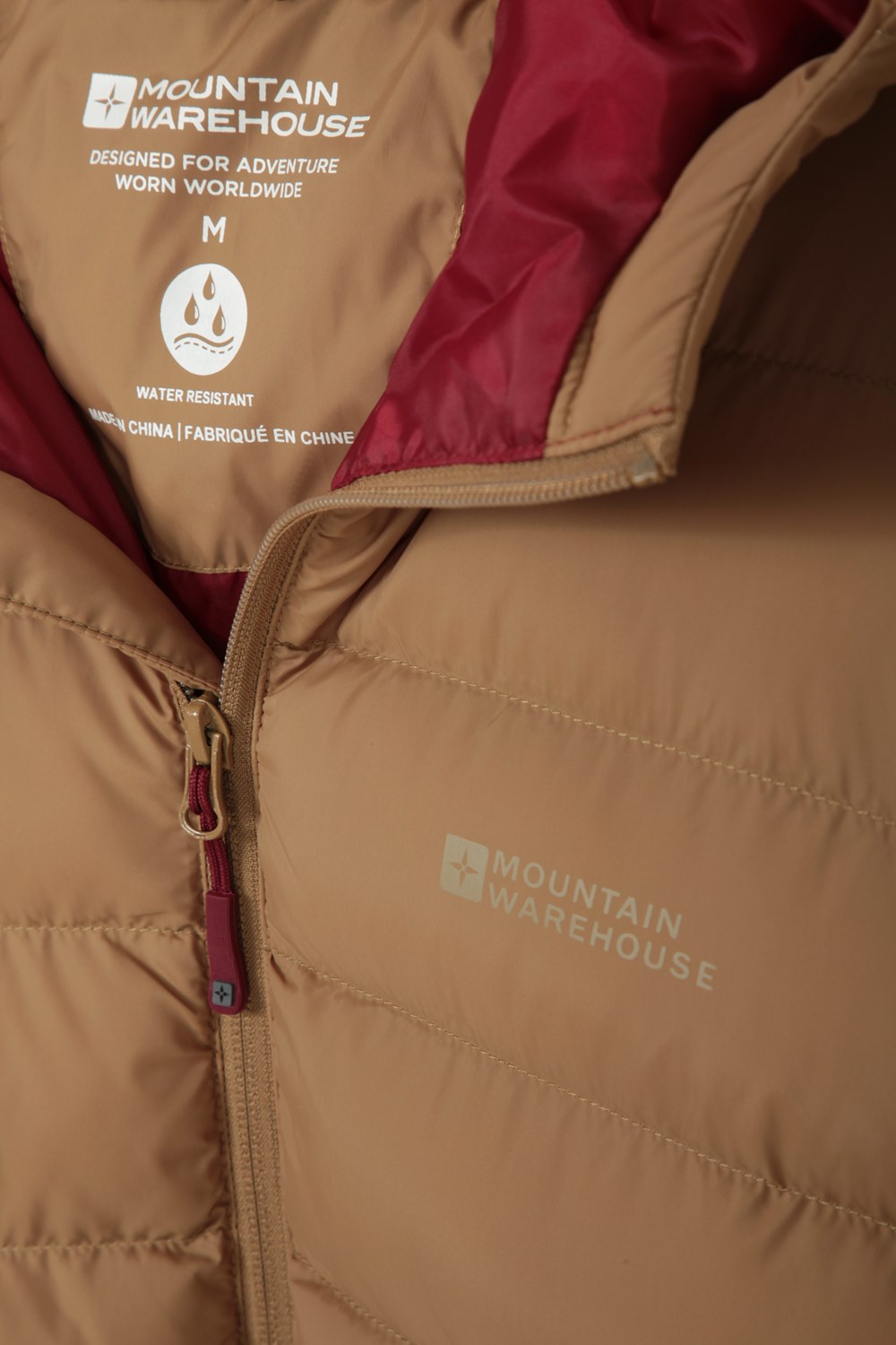Microfibre Filler for Winter Travelling Lab Tested to -30C Lightweight Water Resistant Jacket Warm Mountain Warehouse Season Mens Padded Jacket Walking