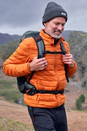 Featherweight Down Mens Jacket Burnt Orange