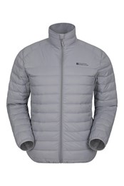 Featherweight Down Mens Jacket Light Grey