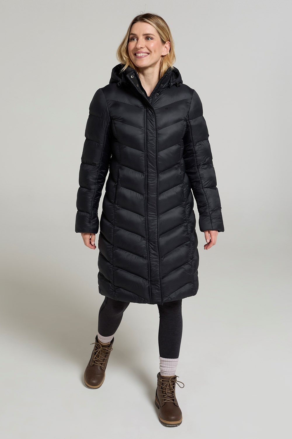Mountain Warehouse Ladies Long Padded Jacket Water Resistant Winter Womens Coat