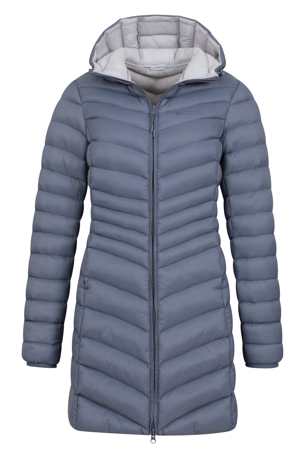 Mountain Warehouse Womens Padded Long Jacket Water Resistant Winter ...