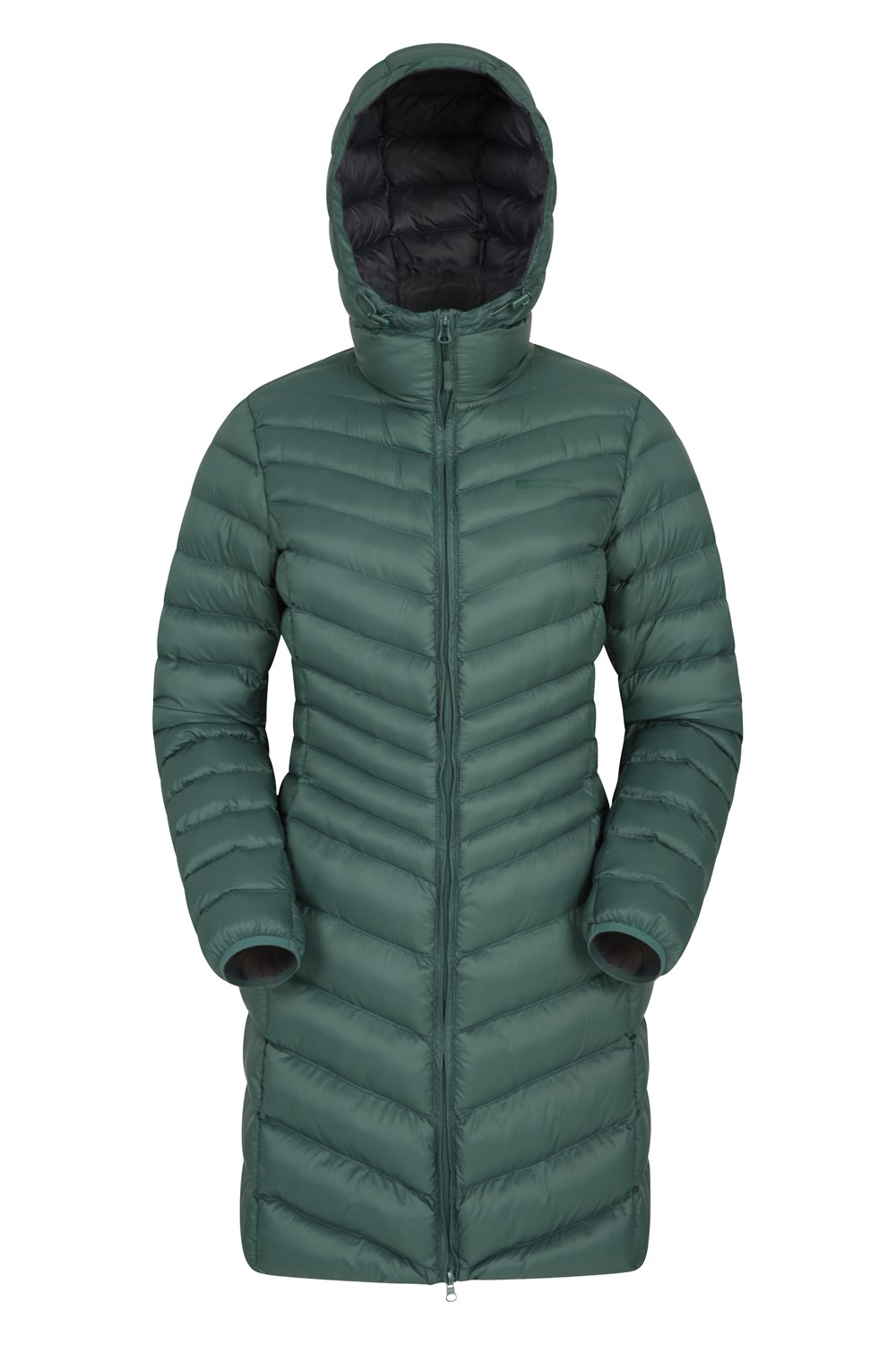 miniature 20 - Mountain Warehouse Womens Padded Long Jacket Water Resistant Winter Ladies Coat