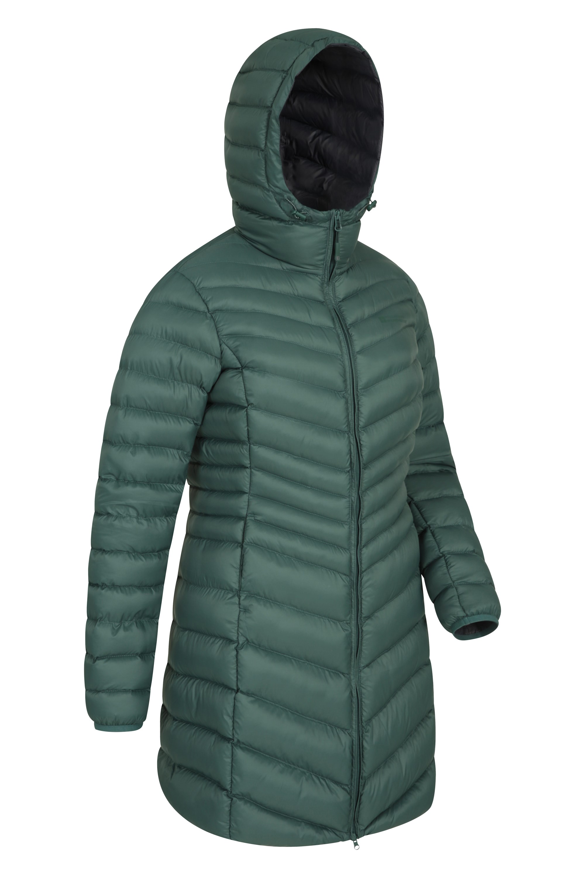 30C Heat Rating Lightweight Ladies Jacket Warm for Outdoors Walking Water Resistant Rain Coat Mountain Warehouse Florence Womens Winter Long Padded Jacket