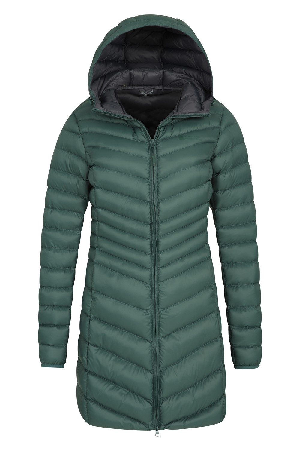 miniature 24 - Mountain Warehouse Womens Padded Long Jacket Water Resistant Winter Ladies Coat