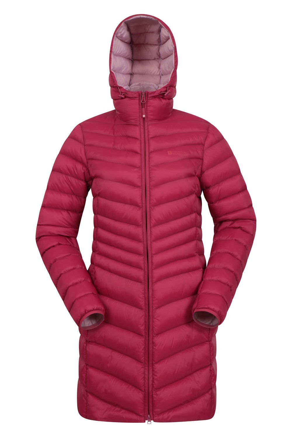 miniature 44 - Mountain Warehouse Womens Padded Long Jacket Water Resistant Winter Ladies Coat