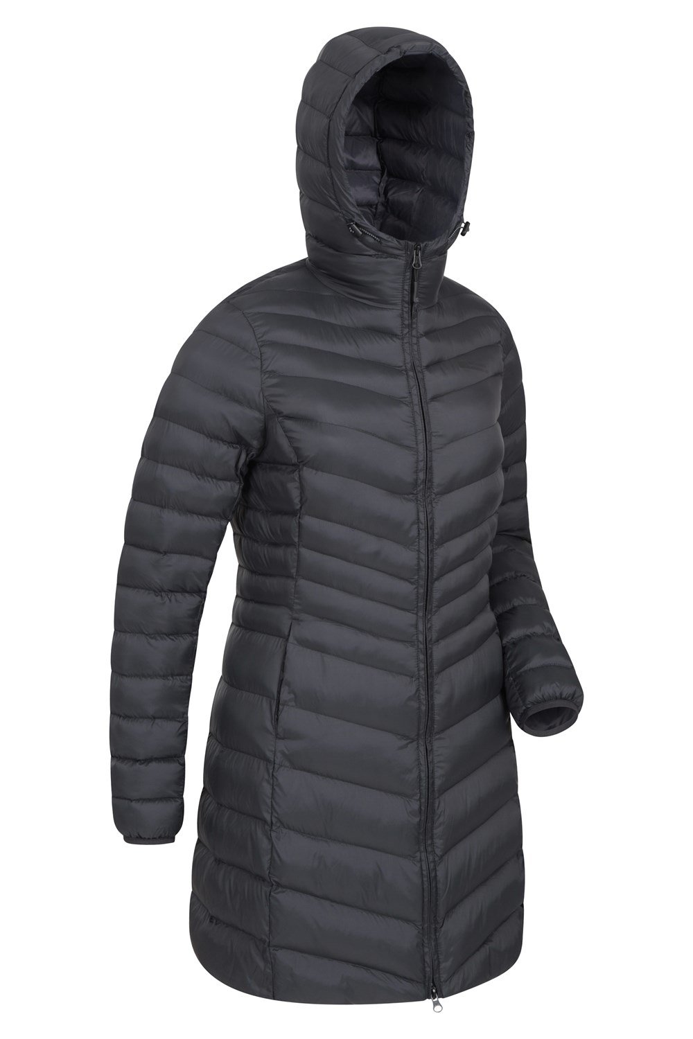 miniature 31 - Mountain Warehouse Womens Padded Long Jacket Water Resistant Winter Ladies Coat