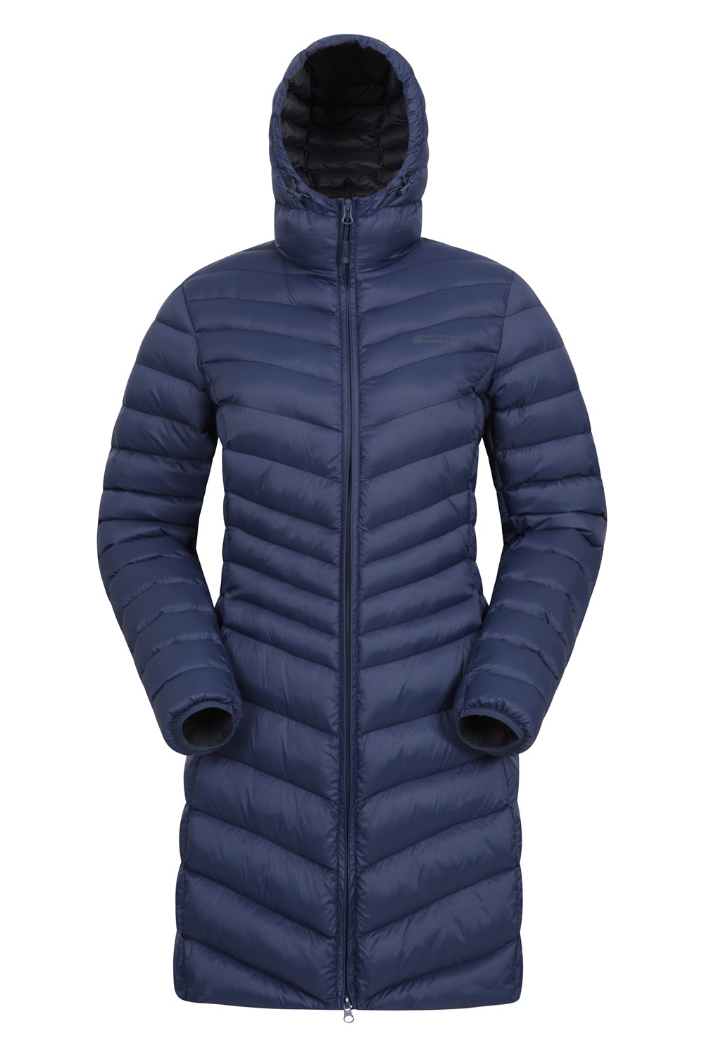 miniature 40 - Mountain Warehouse Womens Padded Long Jacket Water Resistant Winter Ladies Coat