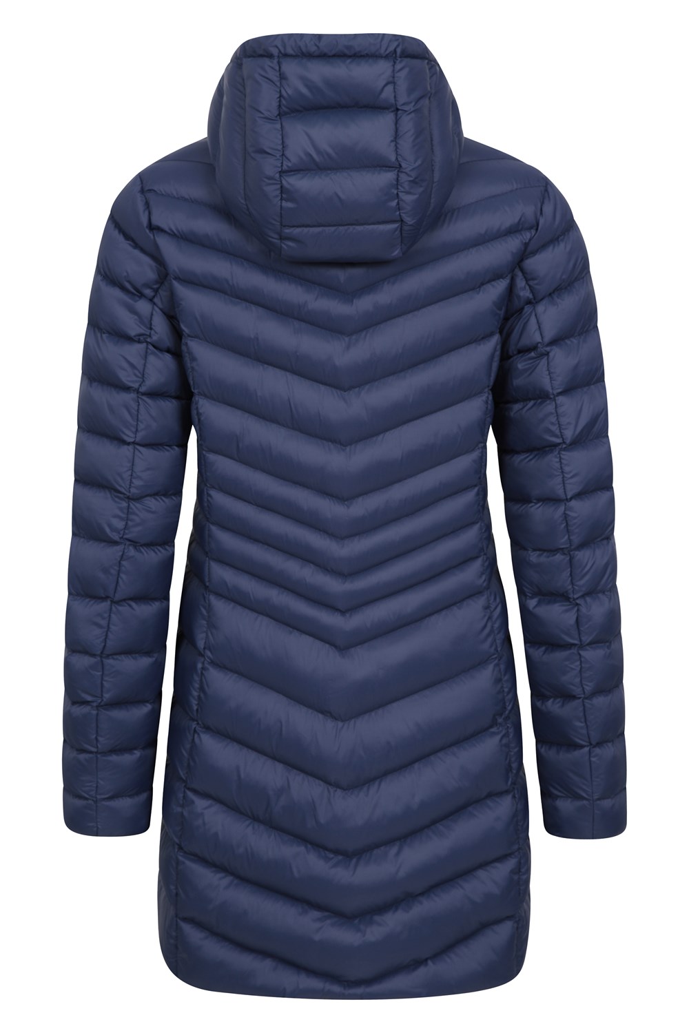 miniature 42 - Mountain Warehouse Womens Padded Long Jacket Water Resistant Winter Ladies Coat