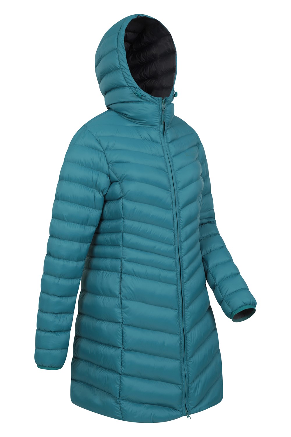 miniature 16 - Mountain Warehouse Womens Padded Long Jacket Water Resistant Winter Ladies Coat