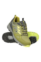 Enhance Waterproof Mens Trail Running Sneakers Lime