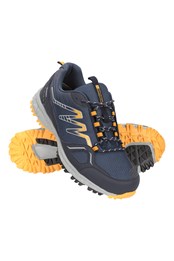 Enhance Waterproof Mens Trail Running Sneakers Navy
