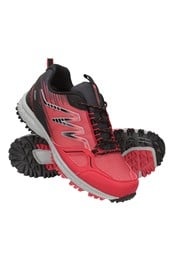 Enhance Waterproof Trail Mens Running Sneakers Red
