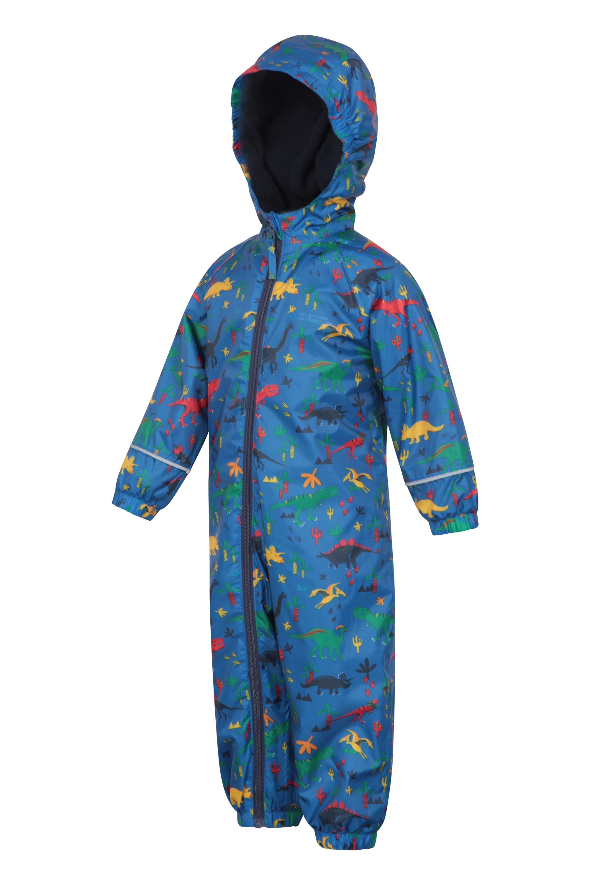 Taped Seams Kids Raincoat Breathable Suit Quick Dry Fleece Lined Waterproof Coat Mountain Warehouse Spright Printed Rain Suit for Travelling High Viz 