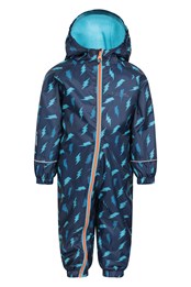 Spright Printed Junior Waterproof Rain Suit Light Blue