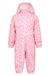 Spright Printed Toddler Waterproof Rain Suit Light Pink