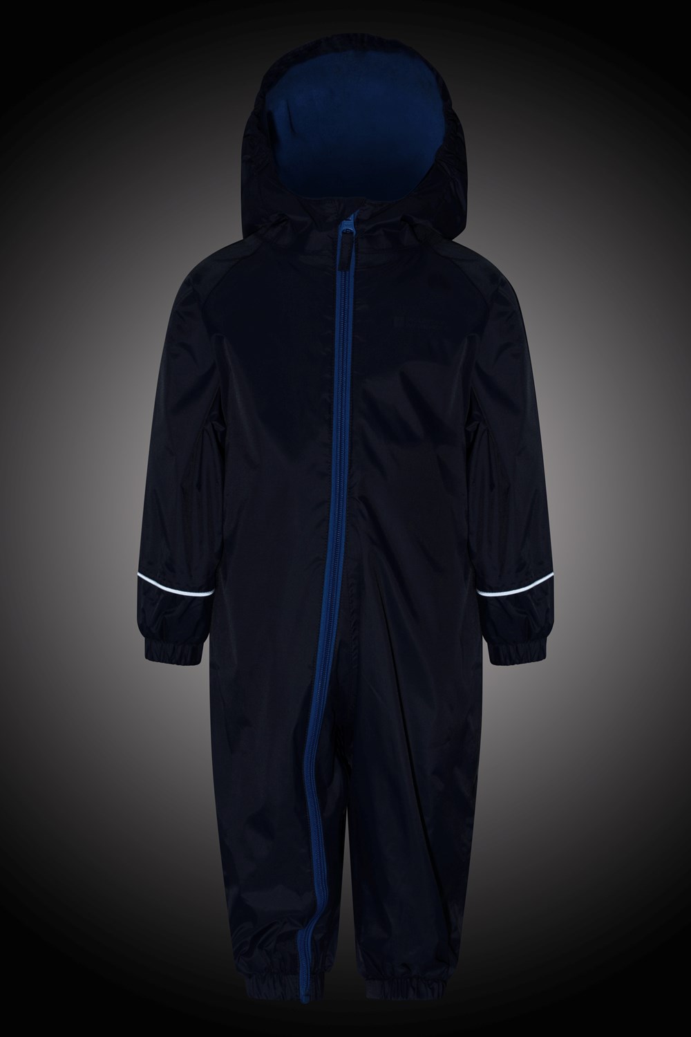 Mountain Warehouse Kids Rain Suit Childrens Fleece Waterproof Hooded Romper - Picture 14 of 33