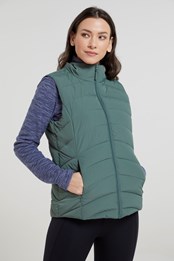 Opal Womens Padded Vest Cactus